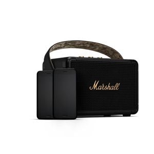 Marshall Kilburn II Portable Bluetooth Speakers For Phones - Black & Brass