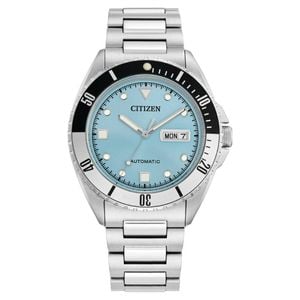 Citizen Sport Light Blue Dial Automatic Watch Men's (nh7530-52l)