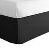 Bedding Tailored Bed Skirt, Queen Black