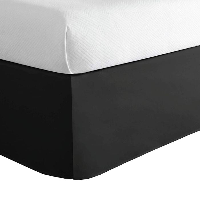 Bedding Tailored Bed Skirt, Queen Black