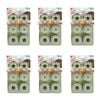 6x 6pc Topchef Silicone Heat Resistant Mould 26x18cm Shapes Assorted