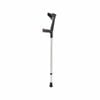 Forearm Crutches - Adjustable & Lightweight, German Design, Supports 120kg - Black