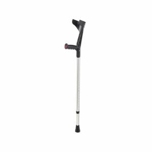 Forearm Crutches - Adjustable & Lightweight, German Design, Supports 120kg - Black