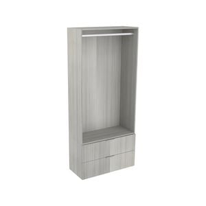 Lugna 2048 x 900 x 380mm Mist Hanging 2 Drawer Storage Cabinet