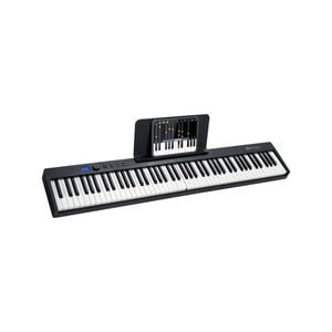 Costway 88-key Electronic Keyboard Digital Piano W/bluetooth, Black