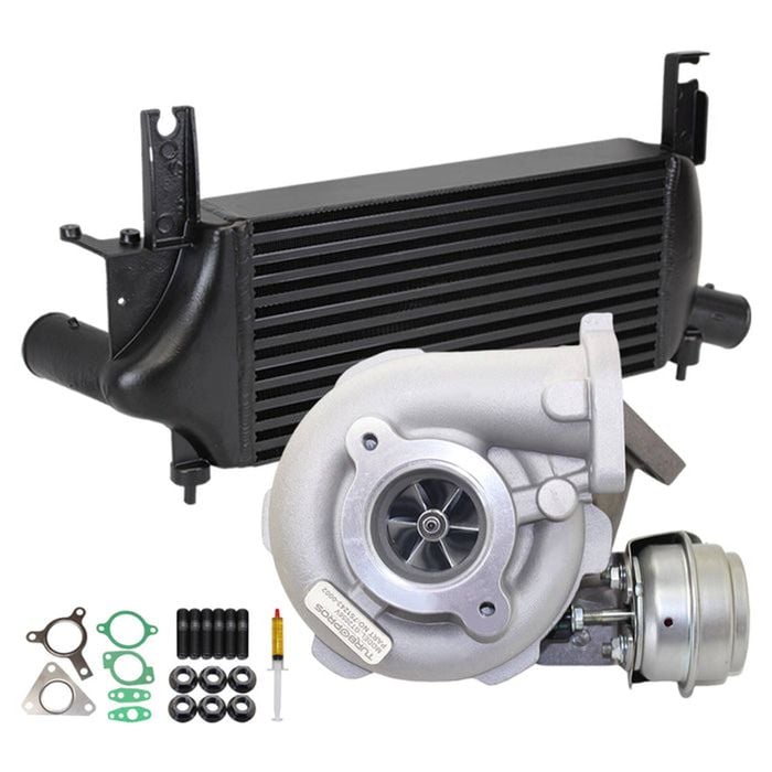 Upgrade Billet Turbo Charger With 75mm Intercooler For Nissan Pathfinder R51 Yd25 2.5l 3 Bolts