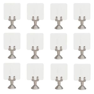 12 x Harp Shape Place Card Menu Holder - 35 x 25mm