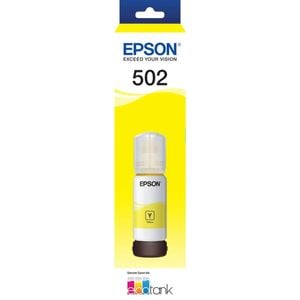 Epson Epson T502 Yellow EcoTank 502 Ink Toner Bottle C13T03K492 Genuine Original