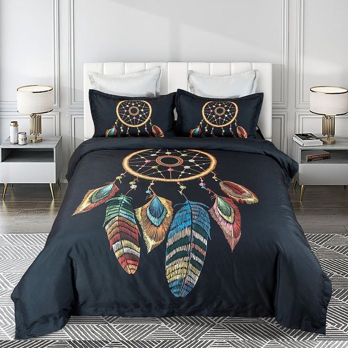Fabric Fantastic King Size Dream Catcher Quilt/Doona/Duvet Cover Set