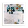 Artey | Patio Mosaic - Framed Print - White Frame - 100 x 100cm