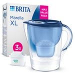 Brita Water Filter Jug Marella XL 3.5L (3 Maxtra Pro Filters) - Blue