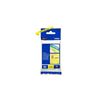 Brother TZE-611 Black on Yellow Tape - 6mm