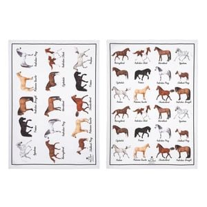 Ashdene Best Breed Horse Set Of 2 Kitchen Towels