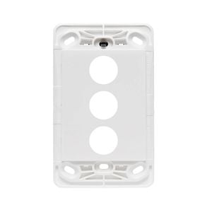 HPM White VIVO 3 Grid Only Gang Wall Switch