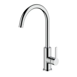 Greens Penny Chrome Gooseneck Sink Mixer All Pressure