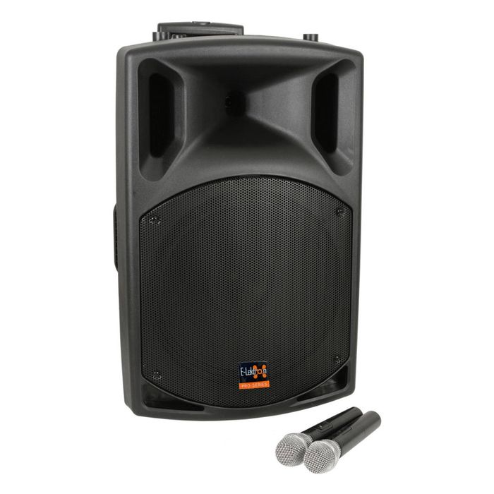 E-lektron EL30-MU 12" 700W Portable PA Speaker with 2 UHF Microphones