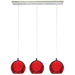 METEOR 3 Light Bar Pendant Red