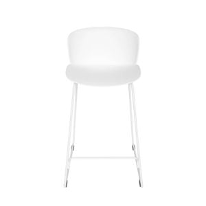 SK Designer Living | Byron Mid Back Stool - White