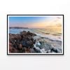 Ocean at Sunset with Rocks  Print 100% Australian Made 90x60cm  (Poster)