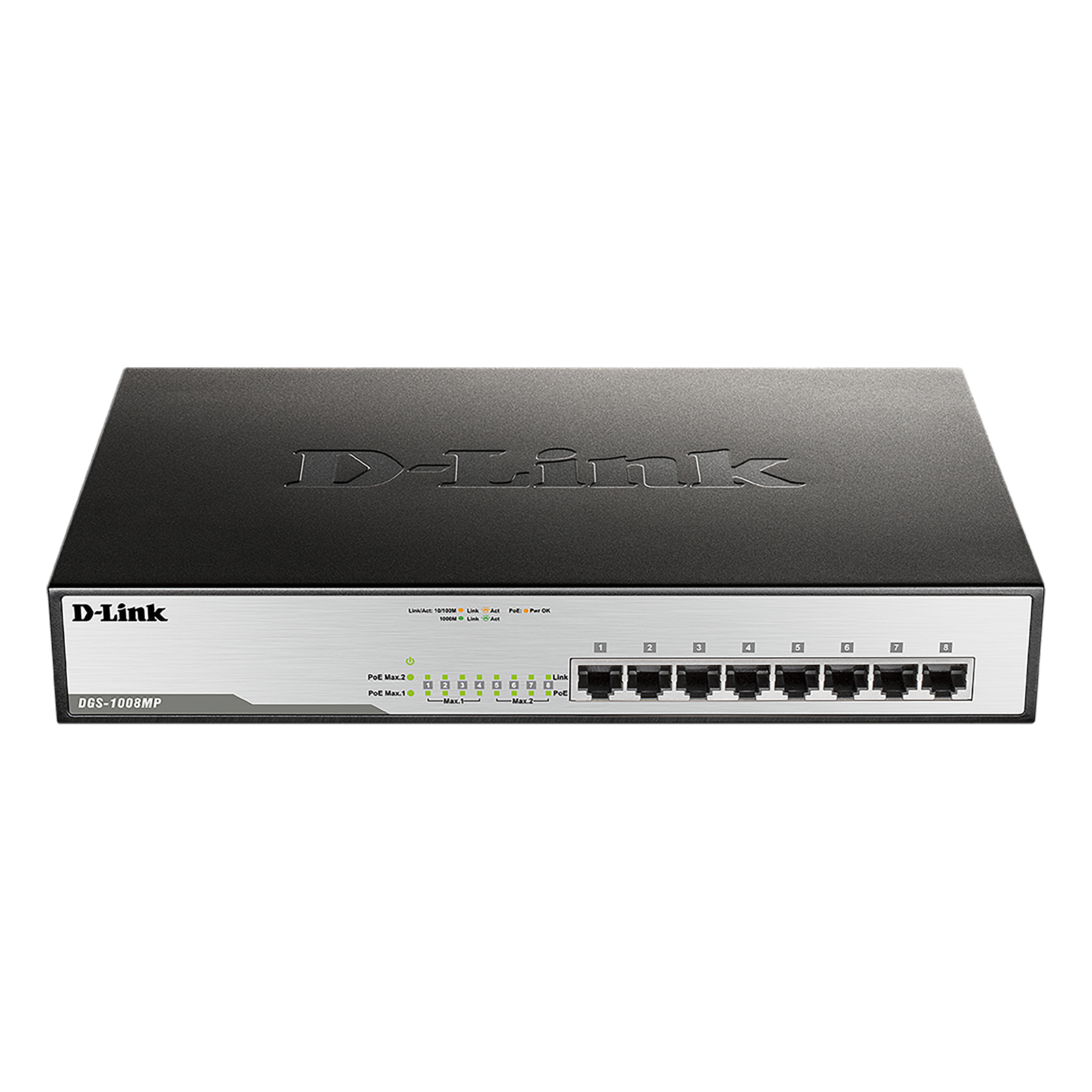 D-Link 8 Port Gigabit PoE Unmanaged Switch With 140W PoE Budget product image