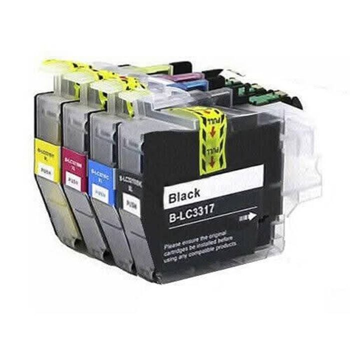4x Lc3317 Lc 3317 Ink Cartridge For Brother Mfc J5330dw J5730dw J6530dw 6930