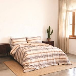Odyssey Living Blake Quilt Cover Set Cotton Home Bedding King Multicoloured