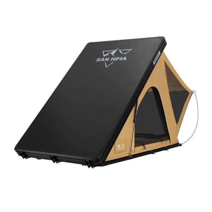 San Hima Kalbarri Lite Gen 2 Rooftop Tent With Ladder Khaki Camping 4wd 4x4
