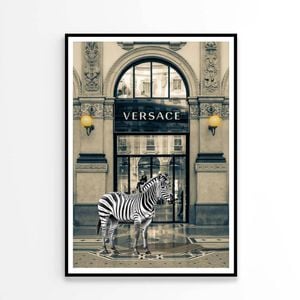 Luxury Fashion Store with Zebra Print 100% Australian Made 60x90cm (Poster)