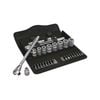 Wera Metric 29 Piece 8100 Metal Ratchet Set with Switch Lever 3/8" Drive Set
