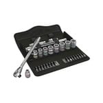 Wera Metric 29 Piece 8100 Metal Ratchet Set with Switch Lever 3/8" Drive Set