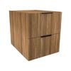 Lugna 512 x 450 x 580mm Cove 2 Drawer Storage Cabinet