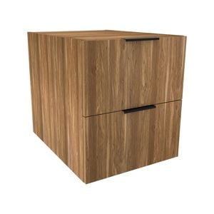 Lugna 512 x 450 x 580mm Cove 2 Drawer Storage Cabinet