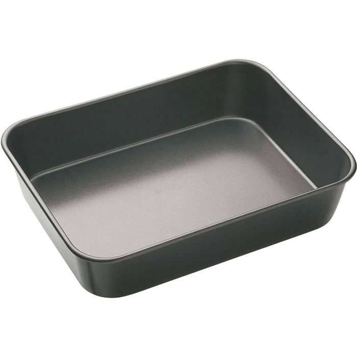 Mastercraft 39x28cm Heavy Base Deep Non-Stick Roasting Pan Large - Black