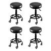 Levede 4pc Black Stand Adjustable Height Salon Bar Stool - Black