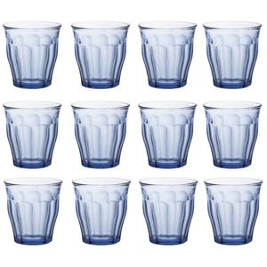 Duralex Picardie Drinking Glasses - 220ml Tumblers - Pack of 12