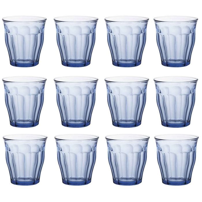 Duralex Picardie Drinking Glasses - 220ml Tumblers - Pack of 12