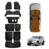 Floor Mats Boot Liners for Holden Colorado 7 2012-2016  Cargo Kick Mats Back Seat Cover