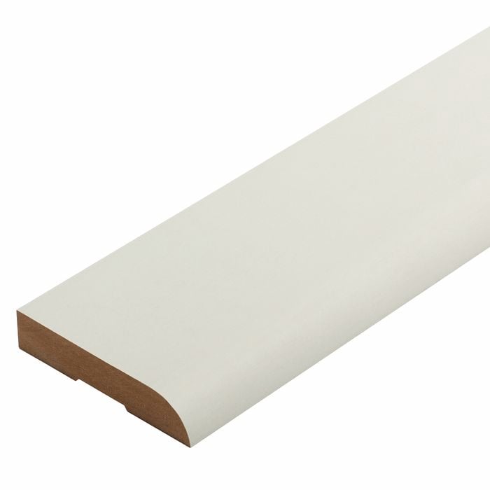 90 x 18mm 5.4m Silktrim Bullnose HMR MDF Untreated Pre-Primed