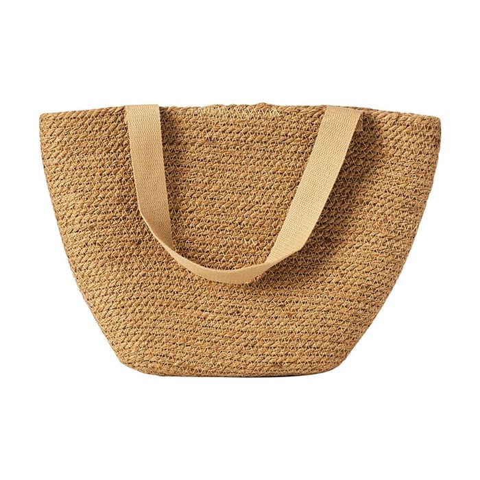 Ecology Weave Market Shopping Tote Small 39x8x26cm Natural Colour