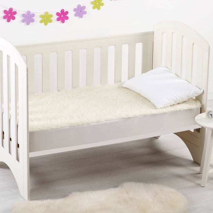 Dreamaker Baby Washable Wool Cot Underlay - Boori