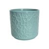 Astin Sinclair 155 x 165mm Green Flower Ceramic Pot