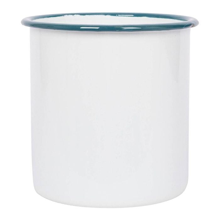 Argon Tableware White Enamel Utensil Holder - 15.5cm