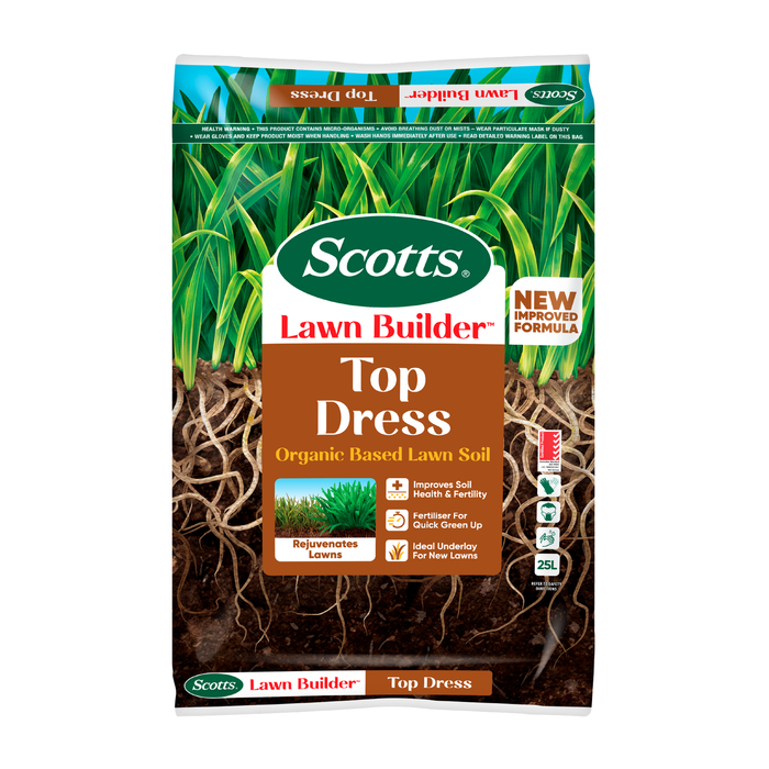 Scotts Lawn Builder 25L Organic Based Lawn Soil Topdress
