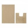 Large chenille bath mat toilet root mat super comfy non slip highly absorbent