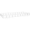 vidaXL Dog Kennel Silver Steel Outdoor Puppy Enclosure Dog Pet Supply Cage