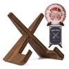 Catzon Cookbook Stand Wooden Hands-Free Recipe Holder