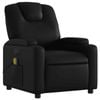 vidaXL Electric Massage Recliner Chair Armchair Single Sofa Black Faux Leather