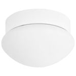 Arlec White Oyster Ceiling Fan Light