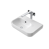 Caroma Luna Shelf Wall Basin With No Tap Hole