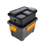 Ezy Storage 18L Bunker Tough Heavy Duty Waterproof IP65 Container